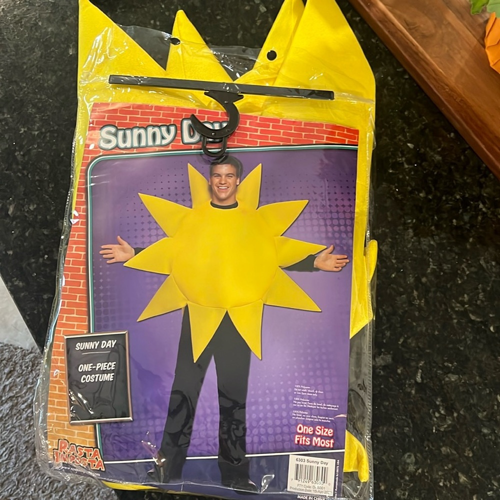 Sunny Day Men's Adult Halloween Costume, One Size, (40-46)